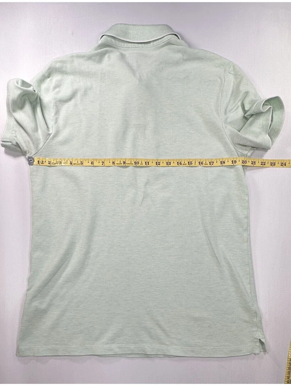 Banana Republic 1/4 Button Performance Pique Polo Green L